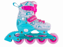 Роликовые коньки Kidzroll Pink р.36-39 (L), розовые