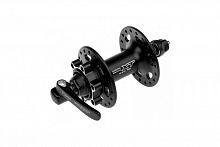 Втулка перед. Shimano XT, M756, 36 отв, 6-болт, QR (черн.), черная, AHBM756AL