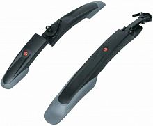 Крыло пер+зад. STG FD-24-1 F/R, 26"-29", пластик/резина черные. Х98851