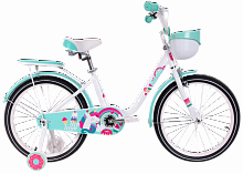 Велосипед TechTeam Melody 20" celadon, бирюзовый (сталь), 2024