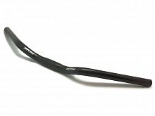 Руль ZOOM NR-AL-18, Ø25,4 х L590мм х Н30мм, алюм, чёрн, ZTB11311