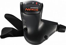 Шифтер Shimano NEXUS, 7S50, прав, 7ск, цв. черный, тр.2280мм, оплетк. 2100мм,, ASL7S50ALLS