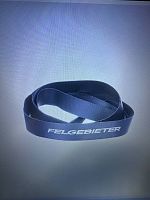 Ободная лента 27,5" черная с белым логотипом FELGEBITER, X95763