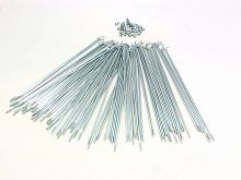 284мм. Спицы оцинк. 2,0мм 14G с ниппелями 1/2"