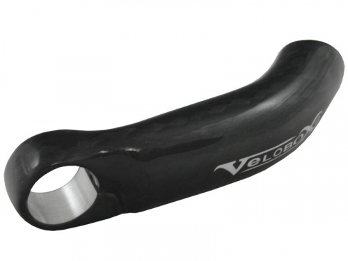 Рога VELOBOX VB-BE1 карбон+ алюм хомут, 130мм.