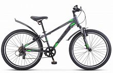 Велосипед STELS Navigator-400. V 24" 12" серо-зеленый, 2023, F010