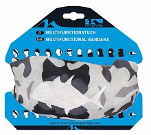 Бандана M-WAVE, 24х48см б/шов, CAMOUFLAGE черно-серо-бело-зелен. 5-715179