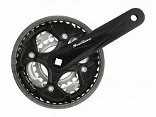 Шатуны SUN RACE FCM500 24/34/42 квадр. с защ. L170мм черная, 06-201205