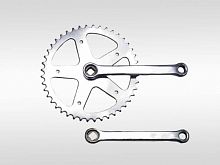 Шатуны (квадрат), 44 зуб., длина170мм, аналог Stels. 3012801-44