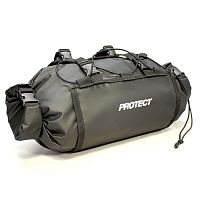 Сумка на руль 10 литров, цвет черный, PROTECT, 555-670