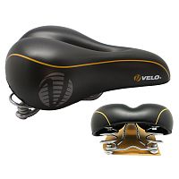 Седло VELO VL-6115 Комфорт, 252х210мм, вакуумное, ZTB90012