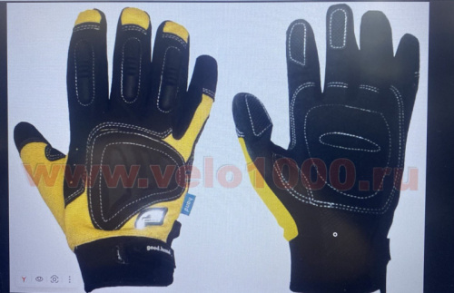 Перчатки полные GOODHAND 33129, M, желтые