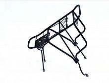 Багажник HORST H001 сталь. 26-29" сварной, с дугой,  для диск торм. черный , 00-170335