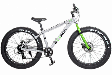 Велосипед TechTeam Attack 26"х19" Fat зеленый, 2021