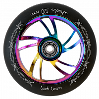 Колесо для самоката Big Brock 120 мм, e-plated Neo Chrome, 450019