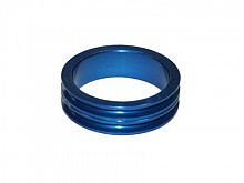 Кольцо проставочное "NECO 1-1/8"-10мм. алюм, синее, ZTB13044