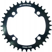 Звезда фрезеров. Shun Shing NARROW WIDE 36T AL7075, черн, MTB-03 36T