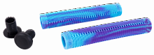 Грипсы TECH TEAM 2шт с барендами Egoist 165 mm, violet-blue, 294354 (165555)