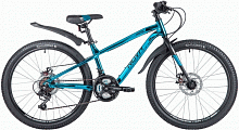 Велосипед NOVATRACK 24" PRIME Disc, алюм.рама 13", синий металлик, 2024