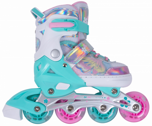 Роликовые коньки Greta р.38-41 (L) бирюзовые, sea blue