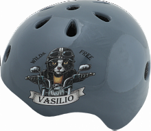 Шлем детский VSH 15 Vasilio, с регулировкой 52-58см, серый