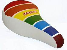 Седло детское Vinca Sport VS 12 rainbow, с замком, 240*140мм. "радуга"