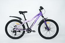 Велосипед TechTeam Elis 24"х13" фиолетовый