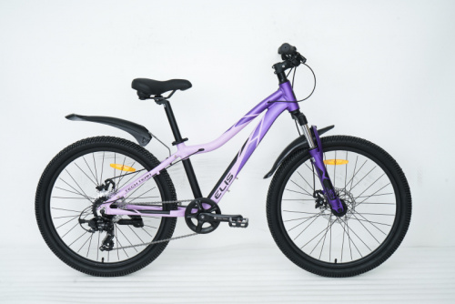 Велосипед TechTeam Elis 24"х13" фиолетовый