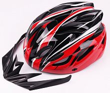 Шлем взрослый VSH 25 M(54-57), цвет черно-красный