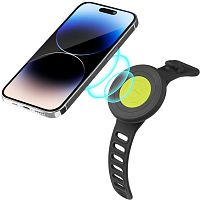 Держатель для смартфона BONE магнитный силиконовый, черный, 07-230110
