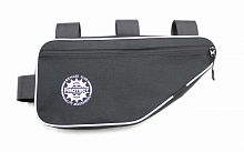 Сумка под раму, р-р 41х20х5 см, цвет черный/белый, PROTECT, 555-216