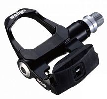 Педали Wellgo R-096B, контактные LOOK RC7B  6°, алюм, промподш + игольчатый подш., 326г, черные
