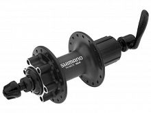 Втулка зад. Shimano M475, 36 отв, 8/9 ск, 6-болт, QR 166мм, черная,  EFHM475AZSL5
