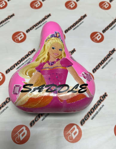 Седло детское "SADDLE" "Барби" цвет розовый