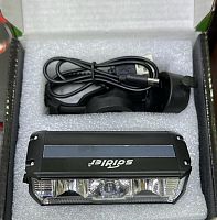 Фара передняя, USB, алюмин., 1диод, 2 линзы, 5 режимов, SJ-B3-D