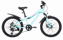 Велосипед TechTeam Katalina 20"х11" синий, 2026