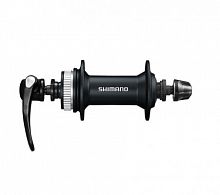 Втулка перед. Shimano Alivio, M4050, 32 отв, C.Lock, черн., QR 133мм, черная, EHBM4050BL