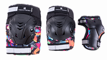 Защита TechTeam Safe fit adult 1.0 multi color, разноцветная, размер L