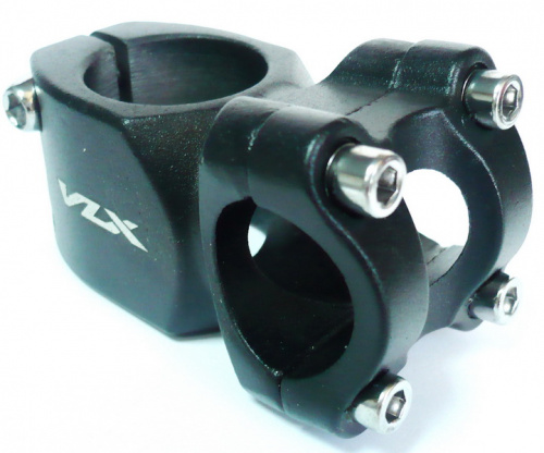 Вынос VLX-ST02, 1-1/8", Ø25,4мм, E-40мм, 4 болта, чёрный