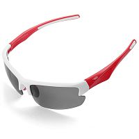 Очки Vinca Sport VG 067 white/red, матово-белая с красным оправа с серыми линзами