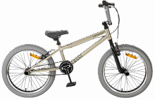 Велосипед TechTeam Goof 20" ВМХ, 2021 темно-песочный
