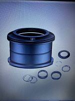 Рулевая колонка 1.5" VP VP-A99AC Al на промподшипн. черн