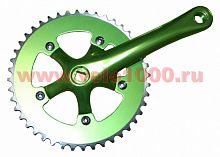 Шатуны Shun Shing SS-8101 44T, под квадрат, 170mm, зеленые