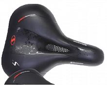 Седло Vinca Sport VS 107 комфортное с вентиляционным отверстием, 250*210мм.