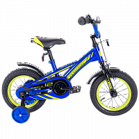 Велосипед TechTeam Quattro 12" синий (сталь), 2024