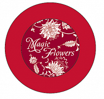 Звонок велосипедный, рисунок "magic flowers" YL 45