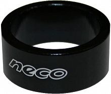Кольцо проставочное "NECO AS3615 на рулевую колонку 1-1/8", 15мм, чёрное.