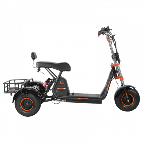 Электроскутер Kugoo C4, трехколесный 1200w 48v 20.8Ah, (2299770003747) фото 5