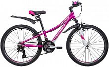Велосипед NOVATRACK 24" KATRINA V-brake 12" фиолетовый, алюм. рама