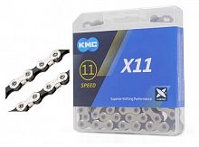 Цепь KMC X11, 11 скоростей, 118 зв. с замком, для 11ск., 3202639-11